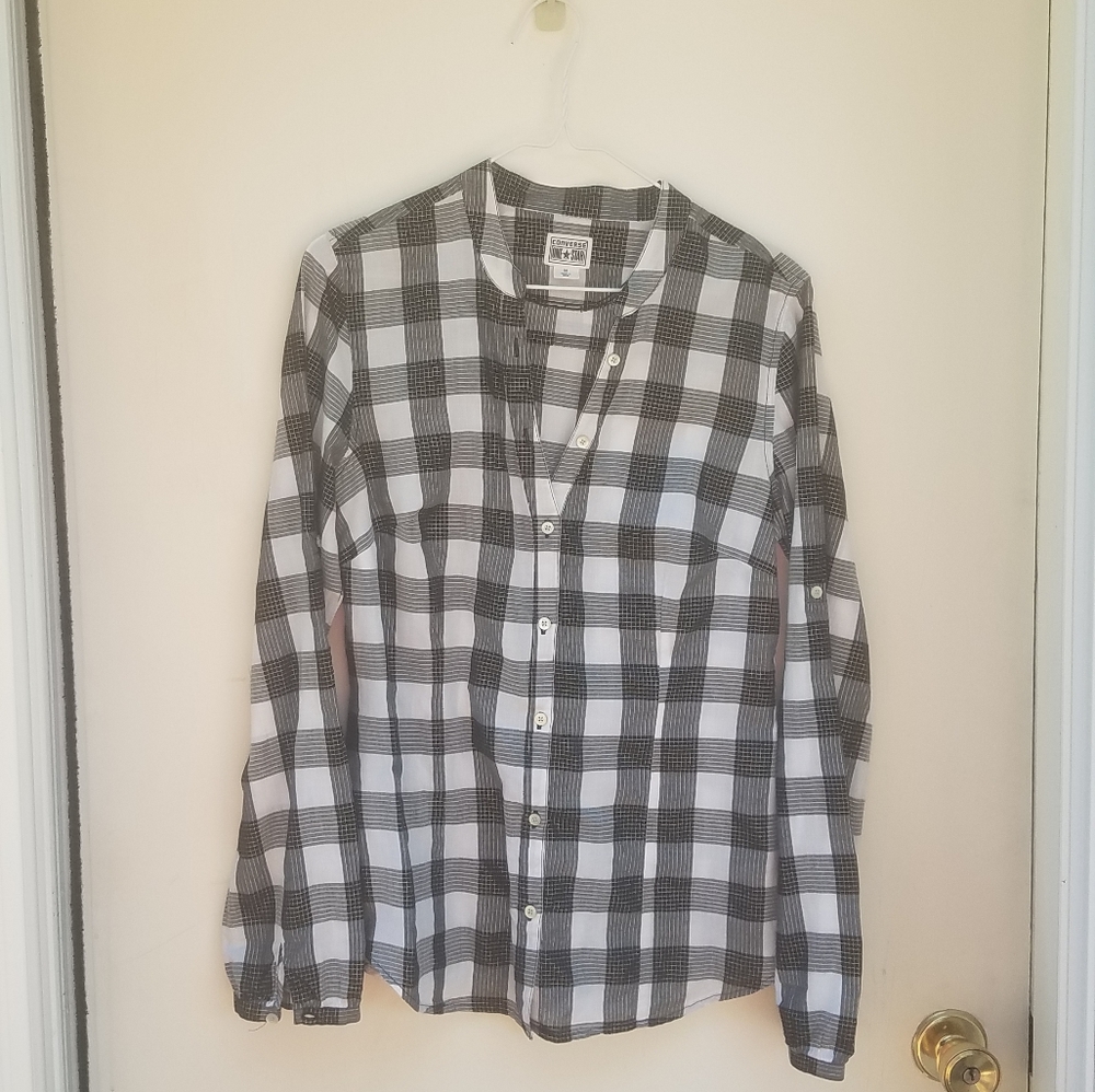 Converse one star medium button down top
